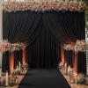 image20x10ft Black Backdrop Curtains Wedding Backdrop Black Curtains Birthday Parties Baby Shower Bridal Shower Backdrop for Photoshoot