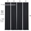 image20x10ft Black Backdrop Curtains Wedding Backdrop Black Curtains Birthday Parties Baby Shower Bridal Shower Backdrop for Photoshoot