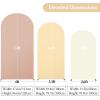 imageArch Backdrop Cover Set of 3 Pink Arch Covers Stretchy Backdrop 6FT 66FT 72FT Wedding Arch Cover Bridal Baby Shower Birthday Photo Backdrop Party Arch Stand Covers Gradient PinkCream  Nude  Champagne  3Pack