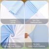 imageArch Backdrop Cover Set of 3 Pink Arch Covers Stretchy Backdrop 6FT 66FT 72FT Wedding Arch Cover Bridal Baby Shower Birthday Photo Backdrop Party Arch Stand Covers Gradient PinkWhite  Blue  3 Pack