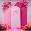imageArch Backdrop Cover Set of 3 Pink Arch Covers Stretchy Backdrop 6FT 66FT 72FT Wedding Arch Cover Bridal Baby Shower Birthday Photo Backdrop Party Arch Stand Covers Gradient PinkGradient Pink  3 Pack