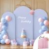 imageArch Backdrop Cover Set of 3 Pink Arch Covers Stretchy Backdrop 6FT 66FT 72FT Wedding Arch Cover Bridal Baby Shower Birthday Photo Backdrop Party Arch Stand Covers Gradient PinkPink  Blue  3 Pack