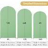 imageArch Backdrop Cover Set of 3 Pink Arch Covers Stretchy Backdrop 6FT 66FT 72FT Wedding Arch Cover Bridal Baby Shower Birthday Photo Backdrop Party Arch Stand Covers Gradient PinkBeige  Green  3 Pack