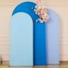 imageArch Backdrop Cover Set of 3 Pink Arch Covers Stretchy Backdrop 6FT 66FT 72FT Wedding Arch Cover Bridal Baby Shower Birthday Photo Backdrop Party Arch Stand Covers Gradient PinkGradient Blue  3 Pack