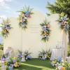 imageArch Backdrop Cover Set of 3 Pink Arch Covers Stretchy Backdrop 6FT 66FT 72FT Wedding Arch Cover Bridal Baby Shower Birthday Photo Backdrop Party Arch Stand Covers Gradient PinkBeige  Green  3 Pack