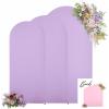 imageArch Backdrop Cover Set of 3 Pink Arch Covers Stretchy Backdrop 6FT 66FT 72FT Wedding Arch Cover Bridal Baby Shower Birthday Photo Backdrop Party Arch Stand Covers Gradient PinkPink  Purple  3 Pack