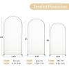 imageArch Backdrop Cover Set of 3 Pink Arch Covers Stretchy Backdrop 6FT 66FT 72FT Wedding Arch Cover Bridal Baby Shower Birthday Photo Backdrop Party Arch Stand Covers Gradient PinkRed  Yellow  Blue  3 Pack