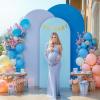 imageArch Backdrop Cover Set of 3 Pink Arch Covers Stretchy Backdrop 6FT 66FT 72FT Wedding Arch Cover Bridal Baby Shower Birthday Photo Backdrop Party Arch Stand Covers Gradient PinkGradient Blue  3 Pack