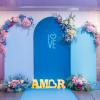 imageArch Backdrop Cover Set of 3 Pink Arch Covers Stretchy Backdrop 6FT 66FT 72FT Wedding Arch Cover Bridal Baby Shower Birthday Photo Backdrop Party Arch Stand Covers Gradient PinkGradient Blue  3 Pack