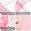 imageArch Backdrop Cover Set of 3 Pink Arch Covers Stretchy Backdrop 6FT 66FT 72FT Wedding Arch Cover Bridal Baby Shower Birthday Photo Backdrop Party Arch Stand Covers Gradient PinkWhite  Pink  3 Pack