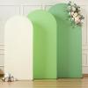 imageArch Backdrop Cover Set of 3 Pink Arch Covers Stretchy Backdrop 6FT 66FT 72FT Wedding Arch Cover Bridal Baby Shower Birthday Photo Backdrop Party Arch Stand Covers Gradient PinkGradient Green  3 Pack
