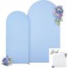 imageBlack Red Arch Backdrop Cover Set of 2 Spandex Arch Covers 72 and 6ft Wedding Arch Stand Cover Bridal Baby Shower Photo Stretchy Backdrop Arch Cover Birthday Party Arch CoversWhite  Blue  2 Pack