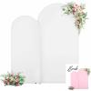 imageBlack Red Arch Backdrop Cover Set of 2 Spandex Arch Covers 72 and 6ft Wedding Arch Stand Cover Bridal Baby Shower Photo Stretchy Backdrop Arch Cover Birthday Party Arch CoversWhite  Pink  2 Pack