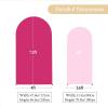 imageBlack Red Arch Backdrop Cover Set of 2 Spandex Arch Covers 72 and 6ft Wedding Arch Stand Cover Bridal Baby Shower Photo Stretchy Backdrop Arch Cover Birthday Party Arch CoversHot Pink  2 Pack