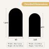 imageBlack Red Arch Backdrop Cover Set of 2 Spandex Arch Covers 72 and 6ft Wedding Arch Stand Cover Bridal Baby Shower Photo Stretchy Backdrop Arch Cover Birthday Party Arch CoversBlack  2 Pack
