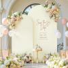 imageBlack Red Arch Backdrop Cover Set of 2 Spandex Arch Covers 72 and 6ft Wedding Arch Stand Cover Bridal Baby Shower Photo Stretchy Backdrop Arch Cover Birthday Party Arch CoversBeige  Green  2 Pack