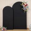 imageBlack Red Arch Backdrop Cover Set of 2 Spandex Arch Covers 72 and 6ft Wedding Arch Stand Cover Bridal Baby Shower Photo Stretchy Backdrop Arch Cover Birthday Party Arch CoversBlack  2 Pack