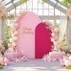 imageBlack Red Arch Backdrop Cover Set of 2 Spandex Arch Covers 72 and 6ft Wedding Arch Stand Cover Bridal Baby Shower Photo Stretchy Backdrop Arch Cover Birthday Party Arch CoversHot Pink  2 Pack