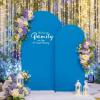 imageBlack Red Arch Backdrop Cover Set of 2 Spandex Arch Covers 72 and 6ft Wedding Arch Stand Cover Bridal Baby Shower Photo Stretchy Backdrop Arch Cover Birthday Party Arch CoversBlue  2 Pack