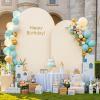 imageBlack Red Arch Backdrop Cover Set of 2 Spandex Arch Covers 72 and 6ft Wedding Arch Stand Cover Bridal Baby Shower Photo Stretchy Backdrop Arch Cover Birthday Party Arch CoversBeige  2 Pack