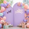 imageBlack Red Arch Backdrop Cover Set of 2 Spandex Arch Covers 72 and 6ft Wedding Arch Stand Cover Bridal Baby Shower Photo Stretchy Backdrop Arch Cover Birthday Party Arch CoversPink  Purple  2 Pack