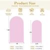 imageBlack Red Arch Backdrop Cover Set of 2 Spandex Arch Covers 72 and 6ft Wedding Arch Stand Cover Bridal Baby Shower Photo Stretchy Backdrop Arch Cover Birthday Party Arch CoversLight Pink  2 Pack
