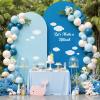 imageBlack Red Arch Backdrop Cover Set of 2 Spandex Arch Covers 72 and 6ft Wedding Arch Stand Cover Bridal Baby Shower Photo Stretchy Backdrop Arch Cover Birthday Party Arch CoversBlue  2 Pack