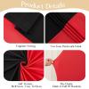 imageBlack Red Arch Backdrop Cover Set of 2 Spandex Arch Covers 72 and 6ft Wedding Arch Stand Cover Bridal Baby Shower Photo Stretchy Backdrop Arch Cover Birthday Party Arch CoversBlack  Red  2 Pack