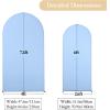 imageBlack Red Arch Backdrop Cover Set of 2 Spandex Arch Covers 72 and 6ft Wedding Arch Stand Cover Bridal Baby Shower Photo Stretchy Backdrop Arch Cover Birthday Party Arch CoversLight Blue  2 Pack