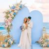 imageBlack Red Arch Backdrop Cover Set of 2 Spandex Arch Covers 72 and 6ft Wedding Arch Stand Cover Bridal Baby Shower Photo Stretchy Backdrop Arch Cover Birthday Party Arch CoversLight Blue  2 Pack