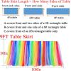 imageHB HBB MAGIC Pink Tulle Tutu Table Skirt for Birthday Party Baby Shower Girls Wedding Gender Reveal Pink Table Skirts for Rectangle Tables 6FTRainbow Handmade