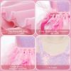 imageHB HBB MAGIC Tutu Sparkly Sequin Dress Girls Toddler Prom Birthday Party Formal Fancy Pink DressesPink