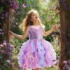 imageHB HBB MAGIC Tutu Sparkly Sequin Dress Girls Toddler Prom Birthday Party Formal Fancy Pink DressesPurple