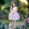 imageHB HBB MAGIC Tutu Sparkly Sequin Dress Girls Toddler Prom Birthday Party Formal Fancy Pink DressesWhite
