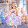 imageHB HBB MAGIC Tutu Sparkly Sequin Dress Girls Toddler Prom Birthday Party Formal Fancy Pink DressesWhite
