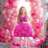 imageSequin Tutu Dress for Girls Birthday Dresses Sparkly Sequin Party Dress Kids Tulle Princess DressHot Pink