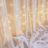 imageWhite Tulle Backdrop Curtain with Lights String 1010ft Wedding Photo Sheer Backdrop Reception Curtains Lights for Backdrop Birthday Party Baby Shower Bridal ShowerWhite
