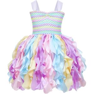 imageHB HBB MAGIC Tutu Sparkly Sequin Dress Girls Toddler Prom Birthday Party Formal Fancy Pink DressesColorful