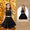imageHB HBB MAGIC Girls Vintage Dress 50s Retro Twirling Special Occasion Dresses Size 614 Sleeveless Kids DressBlack