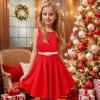 imageHB HBB MAGIC Girls Vintage Dress 50s Retro Twirling Special Occasion Dresses Size 614 Sleeveless Kids DressRed