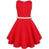 imageHB HBB MAGIC Girls Vintage Dress 50s Retro Twirling Special Occasion Dresses Size 614 Sleeveless Kids DressRed