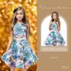 imageHB HBB MAGIC Girls Vintage Dress 50s Retro Twirling Special Occasion Dresses Size 614 Sleeveless Kids DressWhiteblue Daisy