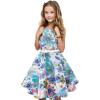 imageHB HBB MAGIC Girls Vintage Dress 50s Retro Twirling Special Occasion Dresses Size 614 Sleeveless Kids DressWhiteblue Daisy