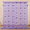 image:imageHB HBB MAGIC Purple Tulle Backdrop Curtains 10x10ft with Butterfly Decorations for Birthday Party Baby Shower Backdrop for Girl Lavender Sheer Wedding Photo Backdrop Curtain Bridal Shower Photoshoot