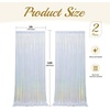 image:image10x10ft Silver Backdrop Curtains Glitter Sequin Photo Backdrop Curtain Fabric Silver Shimmer Drapes Backdrop Bridal Baby Shower Wedding Birthday Party Photography Backdrops Photoshoot 5x10FT 2 PanelsGlitter Silver