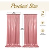 image:image10x10ft Silver Backdrop Curtains Glitter Sequin Photo Backdrop Curtain Fabric Silver Shimmer Drapes Backdrop Bridal Baby Shower Wedding Birthday Party Photography Backdrops Photoshoot 5x10FT 2 PanelsRose Gold