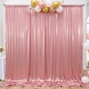 image:image10x10ft Silver Backdrop Curtains Glitter Sequin Photo Backdrop Curtain Fabric Silver Shimmer Drapes Backdrop Bridal Baby Shower Wedding Birthday Party Photography Backdrops Photoshoot 5x10FT 2 PanelsRose Gold