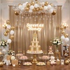 image:image10x10ft Silver Backdrop Curtains Glitter Sequin Photo Backdrop Curtain Fabric Silver Shimmer Drapes Backdrop Bridal Baby Shower Wedding Birthday Party Photography Backdrops Photoshoot 5x10FT 2 PanelsChampagne
