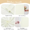 image:imageBeige Arch Backdrop Cover Set of 3 Beige Arch Cover Spandex Wedding Arch Covers Stretchy Backdrop for Bridal Shower Birthday Party Baby Shower Ceremony Event Balloon Arch Stand Covers 4ft 5ft 6ftIvory