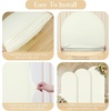 image:imageBeige Arch Backdrop Cover Set of 3 Beige Arch Cover Spandex Wedding Arch Covers Stretchy Backdrop for Bridal Shower Birthday Party Baby Shower Ceremony Event Balloon Arch Stand Covers 4ft 5ft 6ftIvory